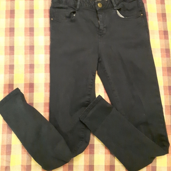 size 13/14 Zara kids navy blue skinny pants - Picture 5 of 12